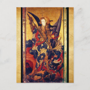 Saint Michael Vanquishing the Devil Postcard