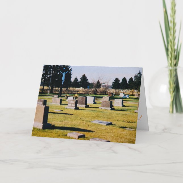"Saint Michael's Cemetery" Easter Card (Front)