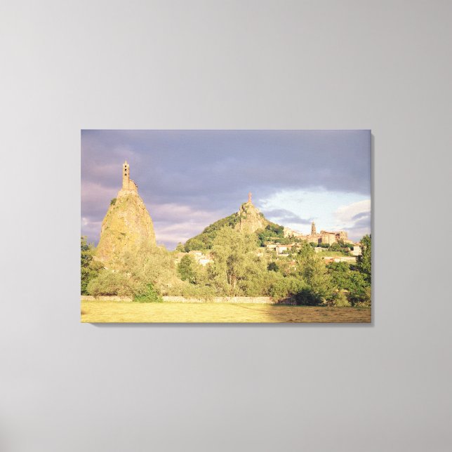 Saint Michel d'Aiguilhe, the Rocher Canvas Print (Front)