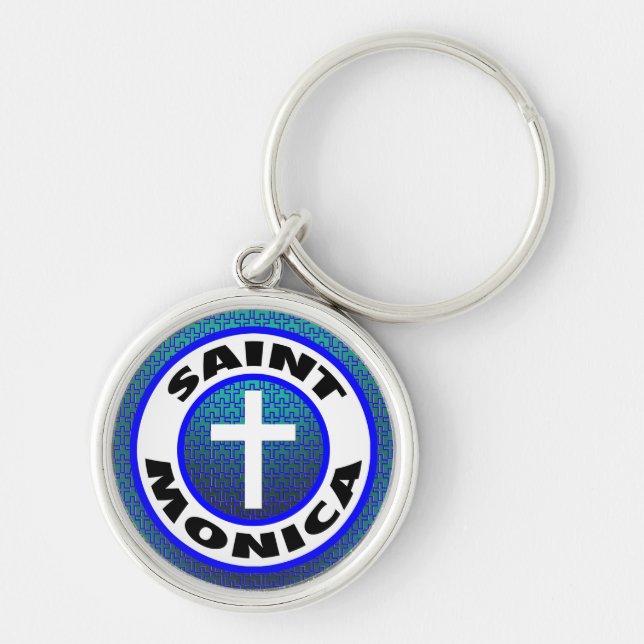 Saint Monica Key Ring (Front)