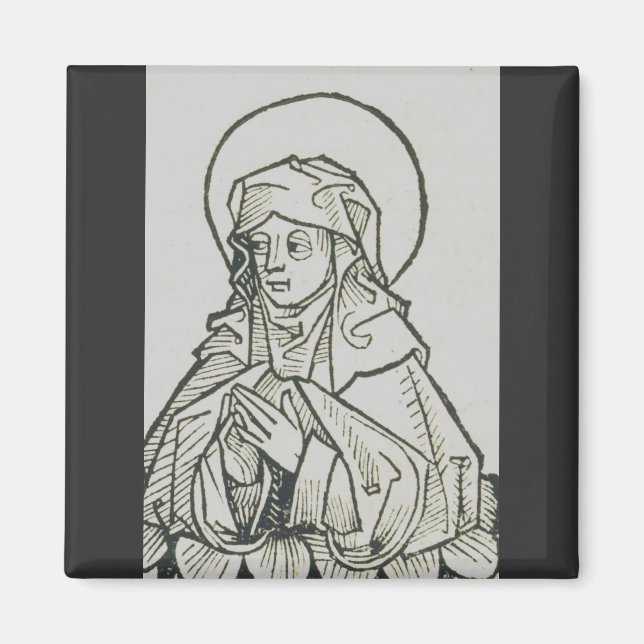 Saint Monica mother of Augustine of Hippo Magnet (Front)