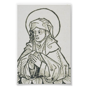 Saint Monica mother of Augustine of Hippo Photo Print