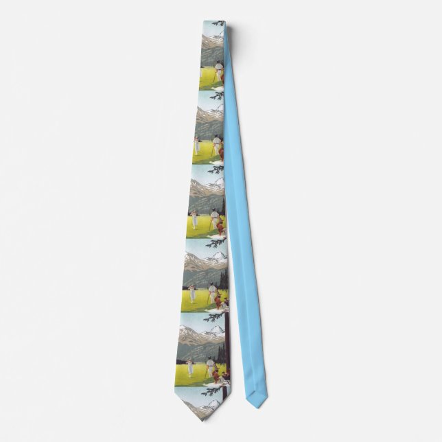 Saint Moritz by Emil Cardinaux Tie (Front)