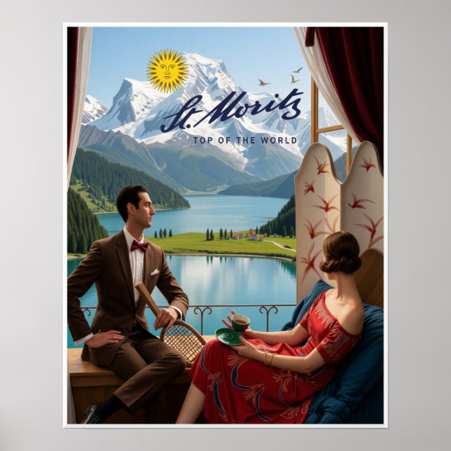 Saint Moritz Poster  (Front)