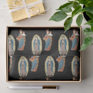 Saint Mother Mary Day Catholic Christian Faith Tissue Paper