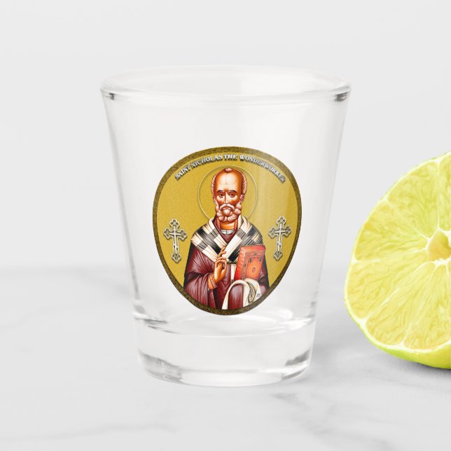Saint Nicholas 1 Shot Glass (Front)