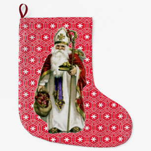 Saint Nicholas Christmas Stocking