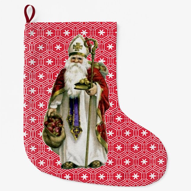 Saint Nicholas Christmas Stocking (Front)