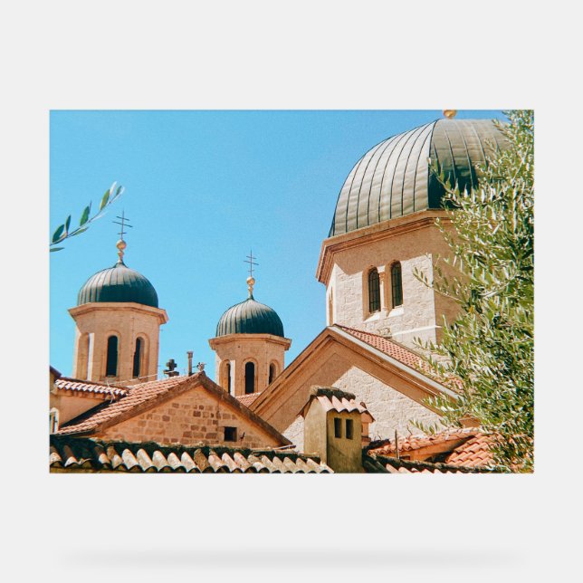 Saint Nicholas' Church - Kotor - Montenegro Acrylic Sign (Front)