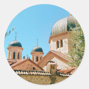 Saint Nicholas' Church - Kotor - Montenegro Classic Round Sticker