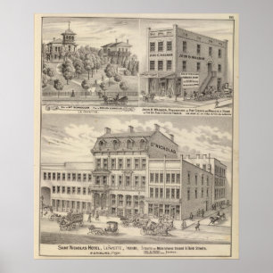 Saint Nicholas Hotel, La Fayette Poster