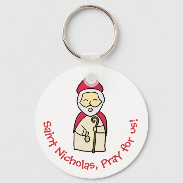 Saint Nicholas Key Ring (Front)