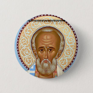 Saint Nicholas of Myra 6 Cm Round Badge