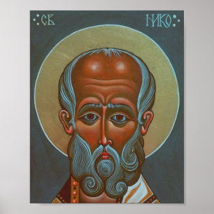 Saint Nicholas of Myra Helper of the Needy Art Poster