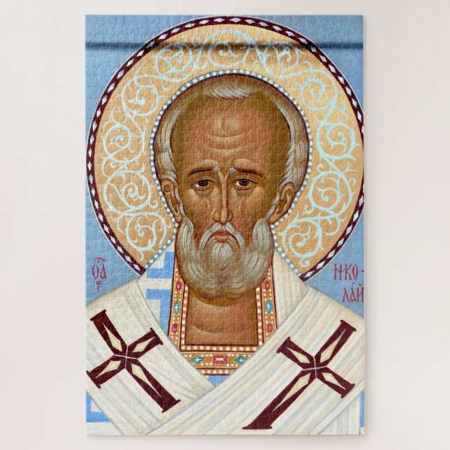 Saint Nicholas of Myra Jigsaw Puzzle (Vertical)