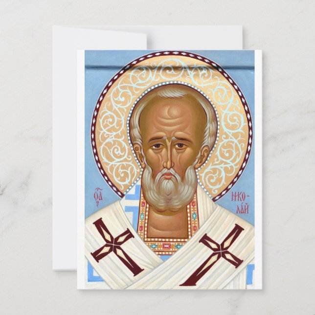 Saint Nicholas of Myra Premium Orthodox Art (Front)