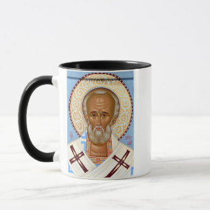 Saint Nicholas of Myra Premium Orthodox Art Mug