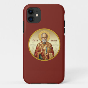 Saint Nicholas Orthodox icon T-Shirt iPhone 11 Case