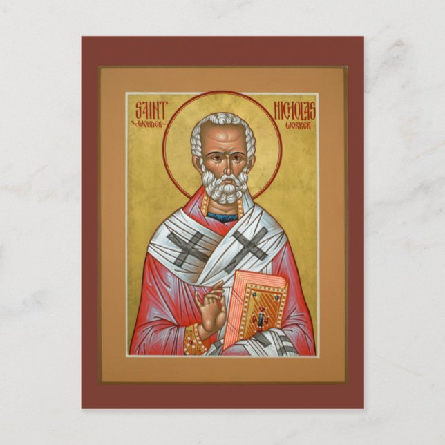 Saint Nicholas Prayer Card (Front)