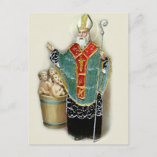 Saint Nicholas Rescuing Children Postcard
