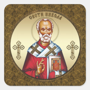 Saint Nicholas Square Sticker
