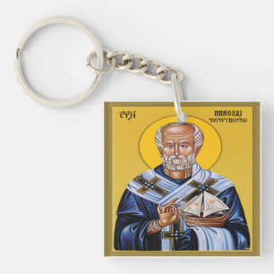 Saint Nicholas the miracle worker Key Ring