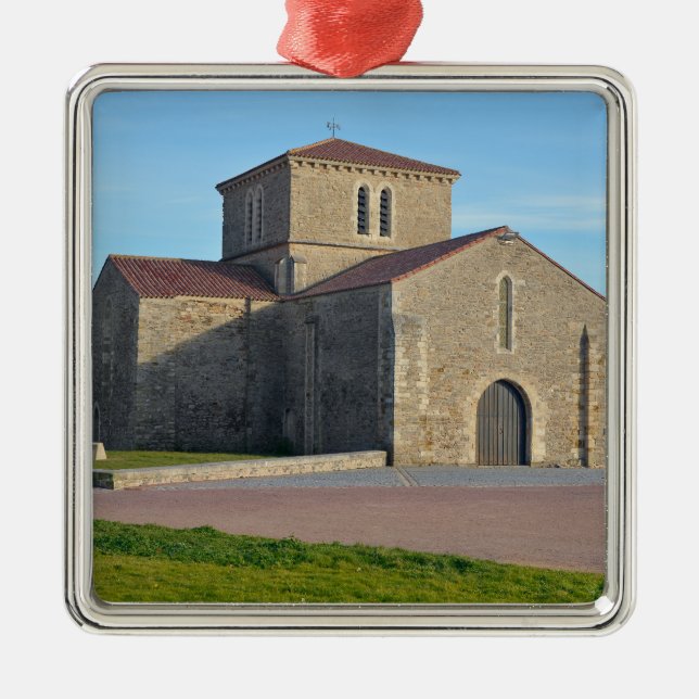 Saint Nicolas Priory at Les Sables d'Olonne Metal Tree Decoration (Front)