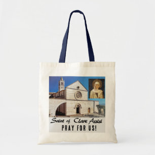 Saint of Clare of Assisi Tote Bag