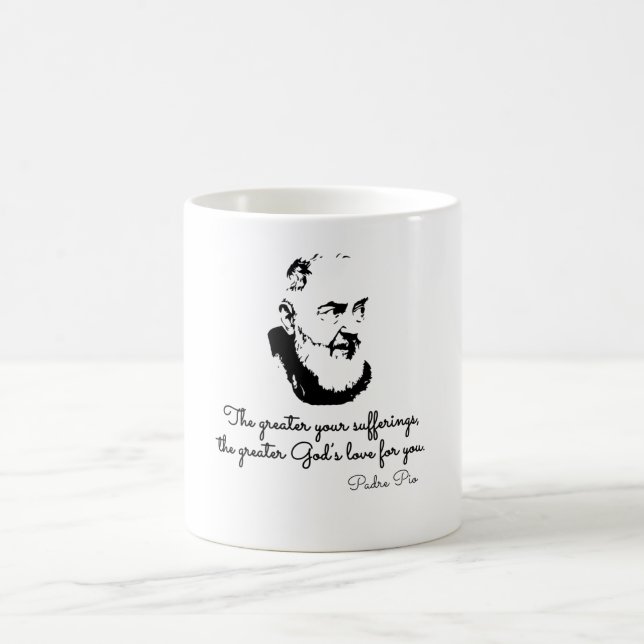saint padre pio coffee mug (Center)