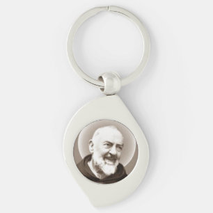 Saint Padre Pio Keychain