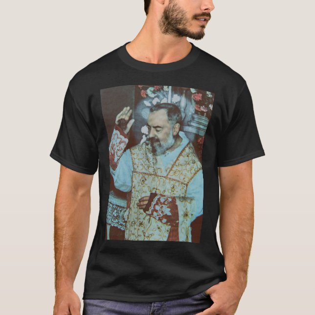 Saint Padre Pio Witness of Suffering and Mercy T-Shirt (Front)