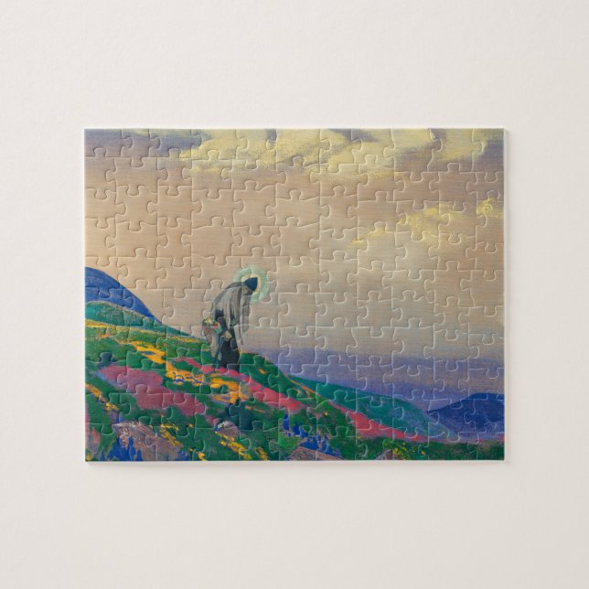 Saint Panteleimon the Healer by Nicholas Roerich Jigsaw Puzzle (Horizontal)