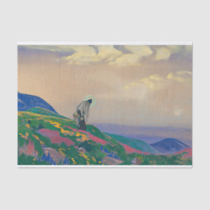 Saint Panteleimon the Healer by Nicholas Roerich Tissue Paper