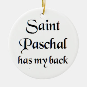 saint paschal coffee mug ceramic tree decoration