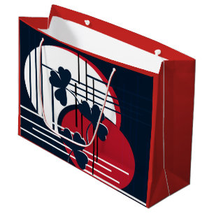 Saint Patrick, abstraction Large Gift Bag