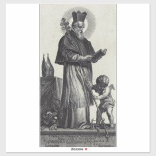 Saint Patrick Apostle of Ireland Monochrome Art