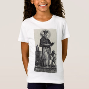 Saint Patrick Apostle of Ireland  Monochrome Art T-Shirt