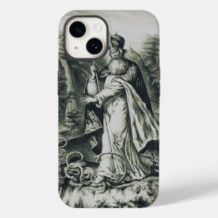 Saint Patrick Banishing Snakes Vintage Engraving A Case-Mate iPhone 14 Case