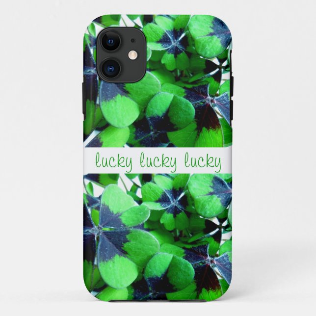 Saint Patrick Day St. Patrick’s Shamrock Clover Case-Mate iPhone Case (Back)