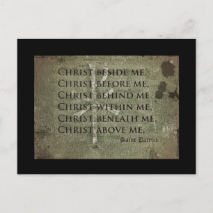 Saint Patrick Historic Quote Postcard
