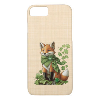 Saint-Patrick - Lucky and cute fox iPhone 8/7 Case