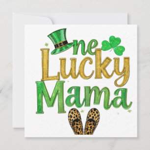 Saint Patrick lucky Mama Invitation