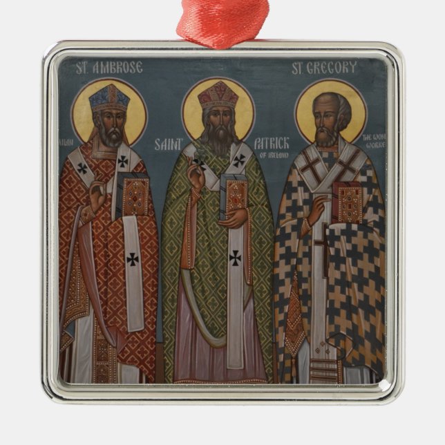 Saint Patrick Metal Tree Decoration (Front)