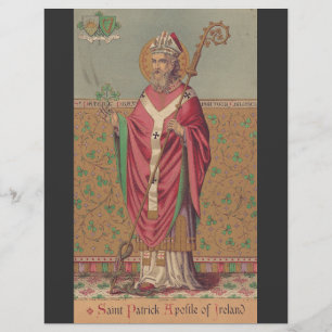 Saint Patrick of Ireland Sacred Celtic Art Flyer
