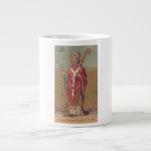 Saint Patrick of Ireland Sacred Celtic Art Large Coffee Mug