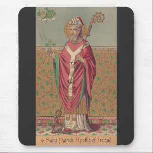 Saint Patrick of Ireland Sacred Celtic Art Mouse Mat
