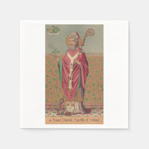 Saint Patrick of Ireland Sacred Celtic Art Napkin