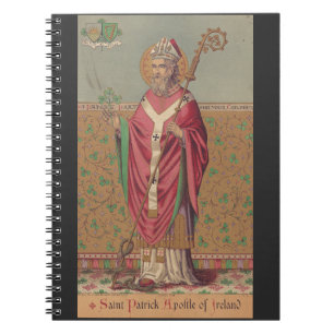 Saint Patrick of Ireland Sacred Celtic Art Notebook