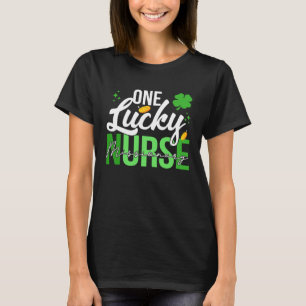 Saint Patrick s Day Missionary Nurse One Lucky Nur T-Shirt