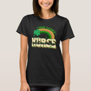 Saint Patrick s Day Substance Abuse Nurse One Luck T-Shirt